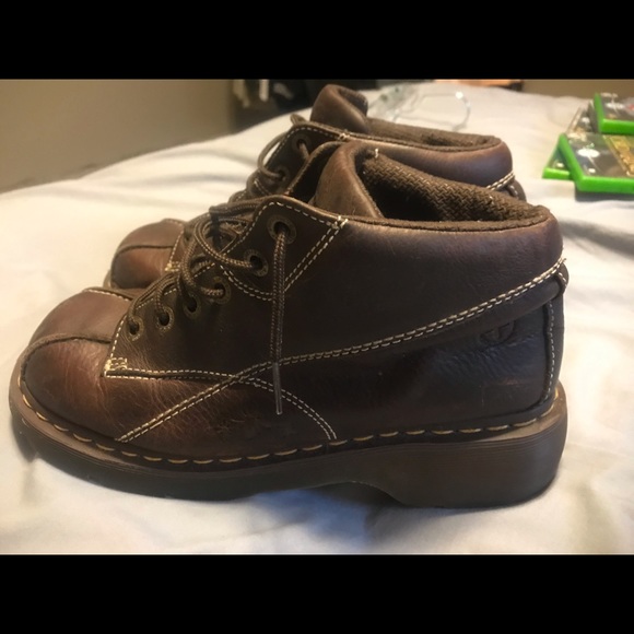 Dr. Martens Shoes - Dr. Martens 12281 Leather Eyelet Boots Sz 10 Brn